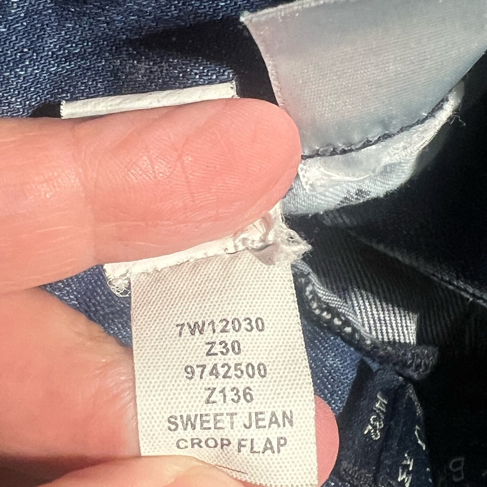 Lucky Brand Sweet Crop Jeans Size 14 / 32 - Picture 14 of 14